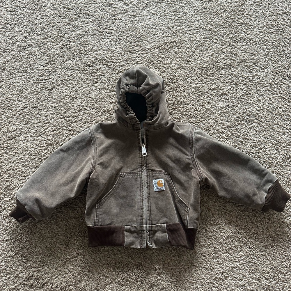 Carhartt Brown Hooded Jacket